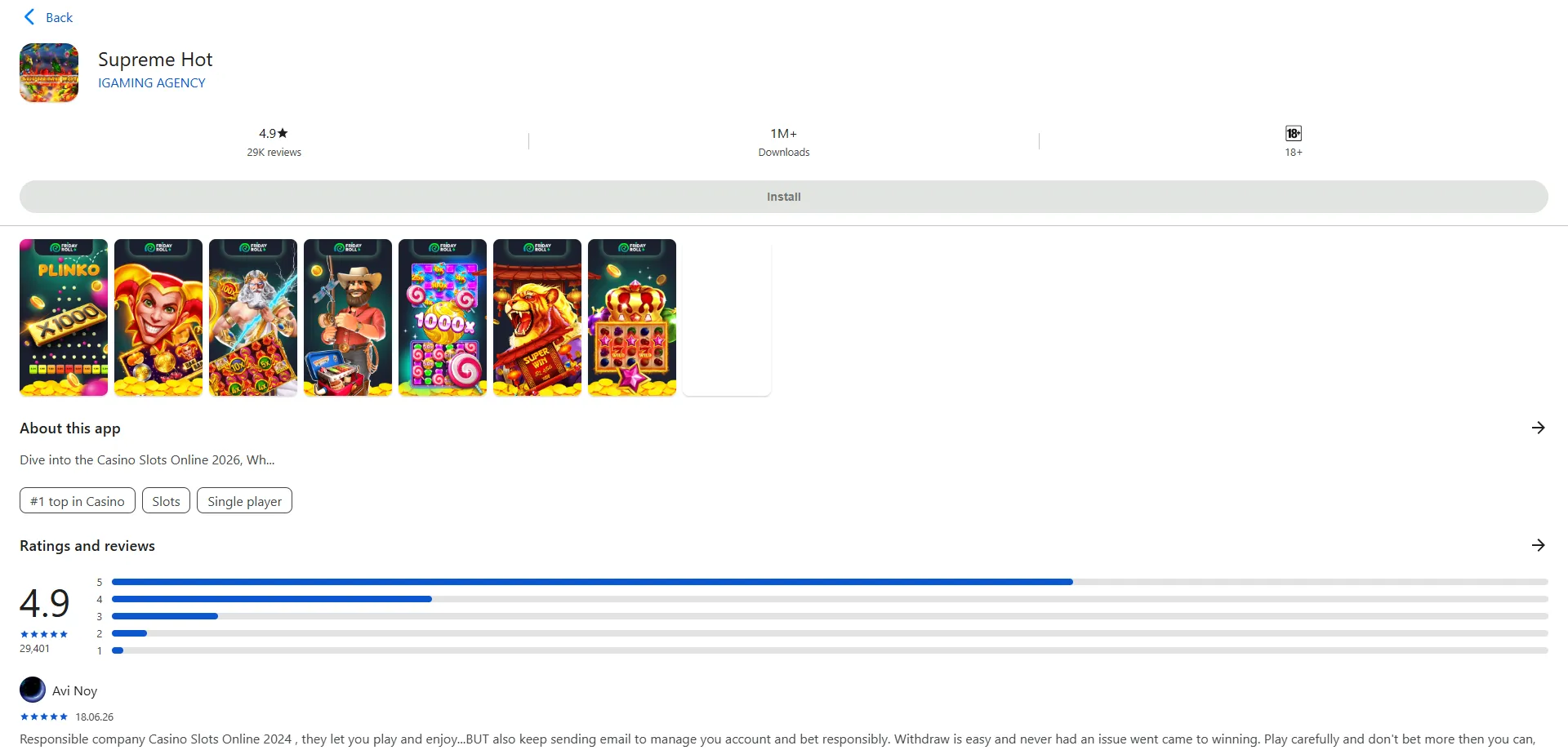 FridayRoll Casino app mobile Italia &mdash; gioca su smartphone e tablet